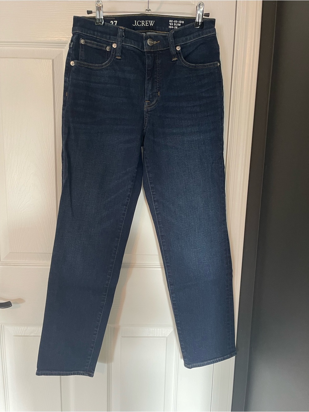 J. Crew Women’s Dark Blue Straight Jeans